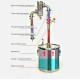 Mast column "Aroma" 30/350/t (2 inches) for heating elements в Владикавказе