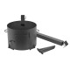 Stove with a diameter of 360 mm with a pipe for a cauldron of 12 liters в Владикавказе