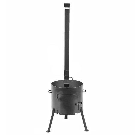 Stove with a diameter of 410 mm with a pipe for a cauldron of 16 liters в Владикавказе