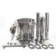 Packed distillation column 30/350/t with CLAMP 3 inches в Владикавказе