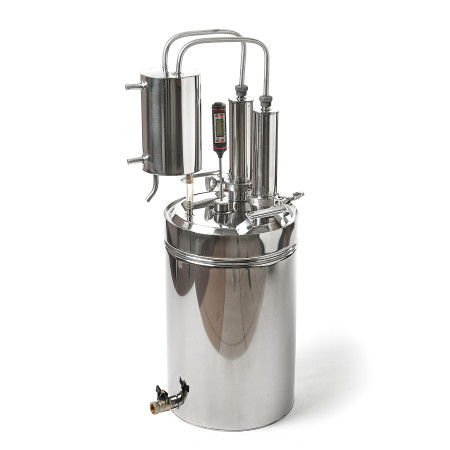 Cheap moonshine still kits "Gorilych" double distillation 10/35/t with CLAMP 1,5" and tap в Владикавказе