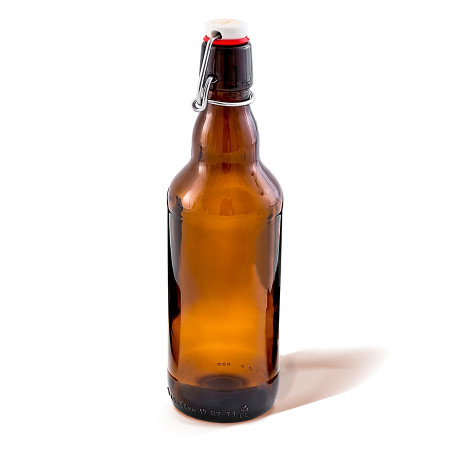 Бутылка темная стеклянная с бугельной пробкой 0,5 литра в Владикавказе
